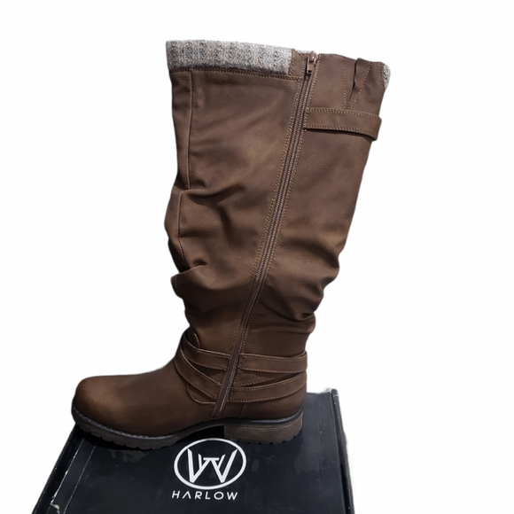 Brown Harlow Heather Fall Boots. Nwt - Picture 3 of 9